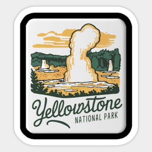 Yellowstone National Park Sticker